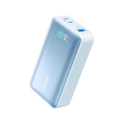 پاوربانک (PD و فست شارژ) Anker 30W 10000mAh مدل A1256H31 - آبی