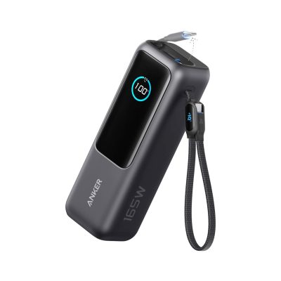 پاوربانک (PD و فست شارژ) Anker 25000mAh مدل A1695H11 165W - مشکی